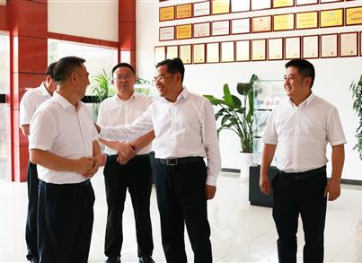 涪陵区委书记黎勇调研重庆金沙8888js药包，，，，，力推“四链”深度融合